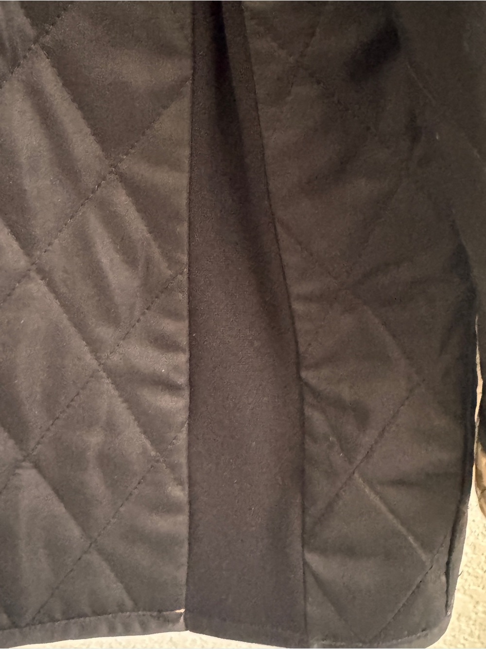 WOMEN'S BURBERRY LONDON DIAMOND QUILTED NOVACHECK LINED BLACK JACKET SIZE LARGE - Picture 7 of 10